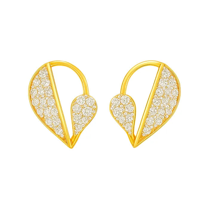 Abstract Arc Earring